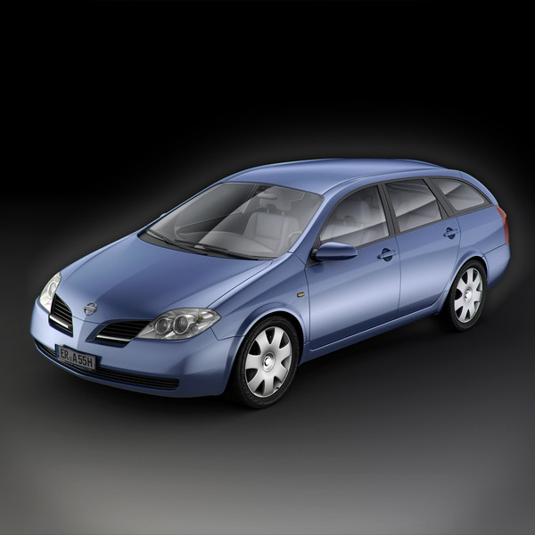 nissan primera p12 wagon 3d model - Nissan Primera P12 Wagon by RTEwork